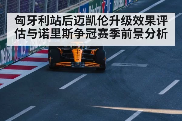 McLaren F1 car upgrade